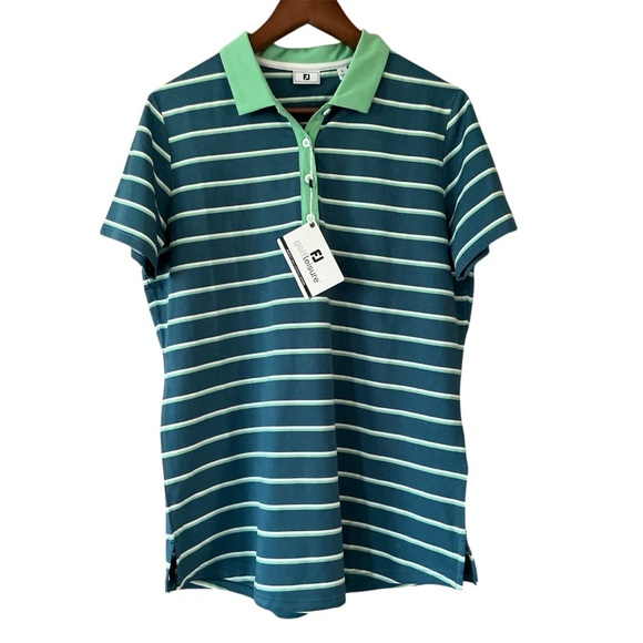 FootJoy Tops - FOOTJOY NEW with tags LOGO WOMENS POLO Size Large
